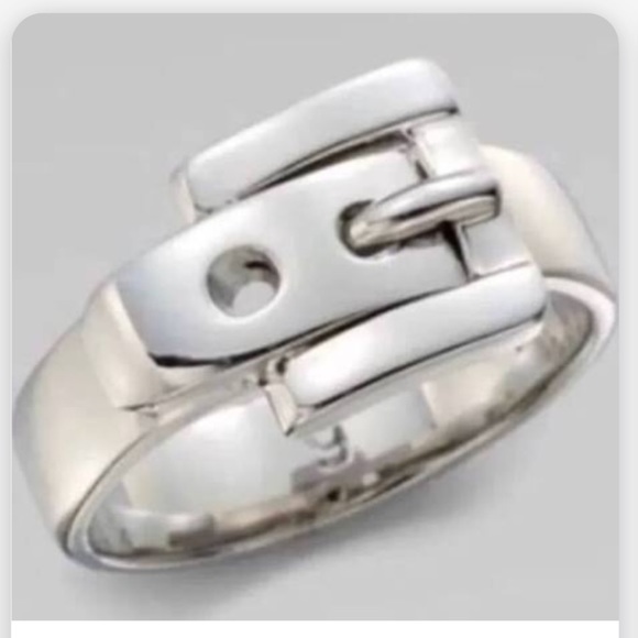michael kors ring silver Sz 7 w gift box - Picture 1 of 2
